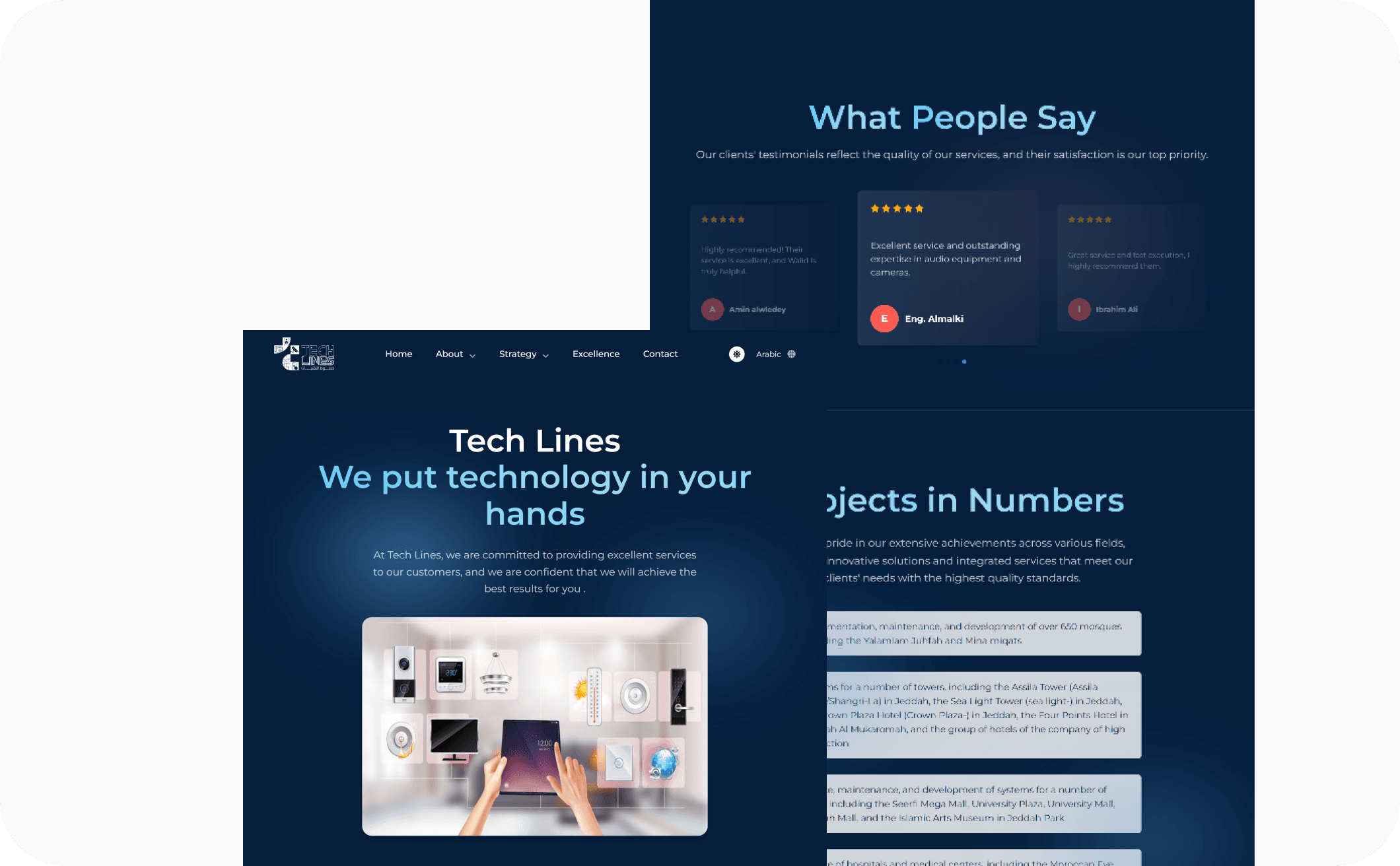 Website For Techlines Company
